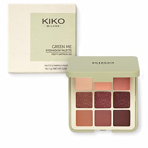 KIKO Milano Green Me Eyeshadow Palette 102, Palette De 9 Ombres À Paupières Aux Finis Variés : Mat, Nacré Et Métallisé - Image 5