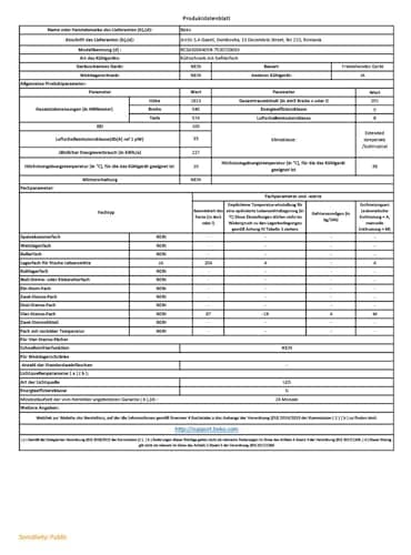 Beko Refrigerator bottom freezer RCSA300K40SN - Image 8