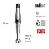 Braun Household Multi Quick 7 Minipimer Braun Modelo MQ7075X, Plastic, 1.5 L, Black - Image 4