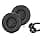 2 x Replacement Ear Pads Leather Headphone Padding Compatible with Sony Earphones (Round, Diameter 70 mm, Black) - Image 3