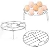 CHICHENG Steamer Rack Set for Instant Pot Accessories, Stainless Steel Steaming Rack for Instant Pot, Egg Steam Rack Stand Cooking Food Holder Air Fryer Accessory for Pressure Cooker (3 Steam Rack) - Image 2