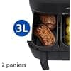 Philips Airfryer Series 5000 - Air Fryer Dual Basket with Steaming, 9L, RapidAir, 19 Cooking Modes, Up to 90% Less Fat, AirSteam, Steam Cleaning, HomeID (NA550/00) - Image 5