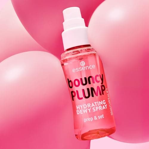 essence bouncy PLUMP HYDRATING DEWY SPRAY 10, Watermelon Fruity Setting Spray, Moisturizing, Radiant Finish, Ultra-Fine Mist, 50 ml - Image 7