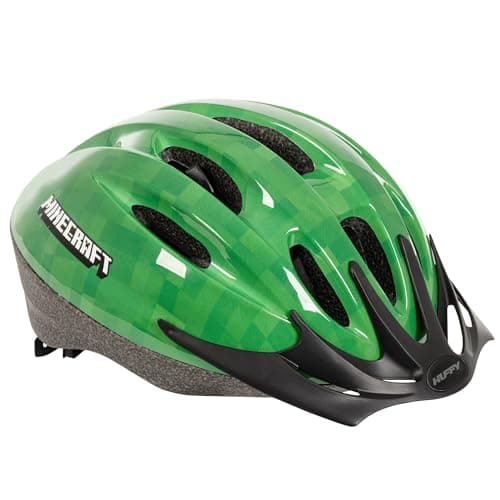 Minecraft Kids Bike Helmet - Official Creeper Design - Adjustable Safety Helmet for Boys and Girls Ages 3 Years and Up - Lightweight Protection for Head Circumference 50-54cm Huffy - Image 2