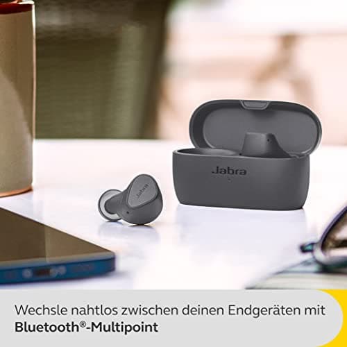 Jabra Elite 4 - Écouteurs sans Fil Bluetooth à réduction de Bruit Active - Discrets et Confortables, Lecture Tap Spotify, Google Fast Pair, Microsoft Swift Pair et Bluetooth Multipoint - Gris foncé - Image 5