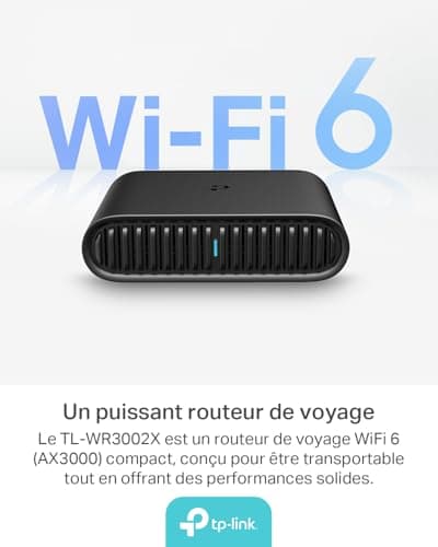TP-Link TL-WR3002X AX3000 Portable WiFi 6 Travel Router - 2.5GB WAN Port, USB 3.0 & microSD, Multiple Modes, VPN Included, Small Format for Your High Speed WiFi Anywhere You Are - Image 5