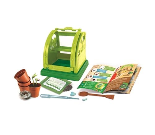 Clementoni | Science & Game: Mini Greenhouse – Botanical Kit for Children 7 Years+ | Assembling Greenhouse with Pots, Peat, Seed | Scientific Educational Game to Discover Botany | Gift Idea - Image 7