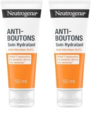 Neutrogena - Anti-Pimple Moisturizing Cream (50 ml tube) - Salicylic Acid Face Cream (0.5%) - Reduces the appearance of pimples from the 1st week* (Pack of 2) - Image 2