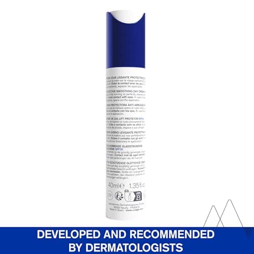 Uriage Age Lift Protective Smoothing Day Cream SPF30 with Retinol & Hyaluronic Acid - Face, Neck and Neckline Cream - Less Wrinkles, More Firmness - Creamy Non-Greasy Texture - 40 ml - Image 7