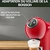 Krups Nescafé Dolce Gusto Capsule Coffee Maker, Multi-Drink Coffee Maker, High Pressure, 15 Bars, Programmable, Automatic Shut-off, Compact, Genio S Plus, Red KP340510 - Image 6