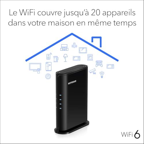 NETGEAR NETGEAR WiFi 6 Router (RAX9) - Security Features, AX1800 WiFi Speed (up to 1.8Gbps) - Covers up to 90m2 and 20 devices - Image 6