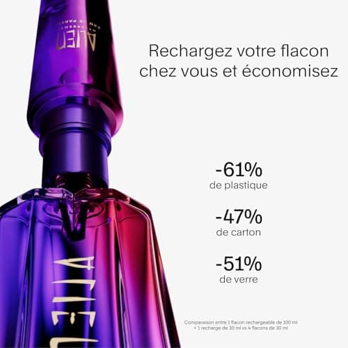 MUGLER ALIEN HYPERSENSE Eau De Parfum Rechargeable Pour Elle - Parfum Pour Femme - Florale Boisée Ambrée - Image 4