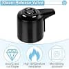 Spare Parts Steam Release Valve Gasket Anti-Lock Cover for Instant Pot Duo 3/5/6 QT, Duo Plus 3/6 QT Pressure Cookers Valve Gasket - Image 5