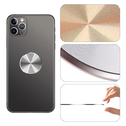 4 x Car Phone Magnets, Mobile Phone Magnets, Magnets for Mobile Phones, Magnetic Plate in Metal Plate, Magnetic Phone Sticker, Car Magnets - Image 4