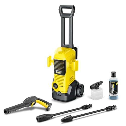 Kärcher High Pressure Washer K 3 FJ, Pressure: Max 120 Bar, Flow Rate: 380 l/h, Surface: 25 m²/h, Weight: 4.35 kg, Gun and High Pressure Hose, Vario Power Lance and Carry Handle - Image 2