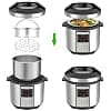 Stainless Steel Steamer Cooker Stainless Steel Steamer Basket with Egg Rack Compatible with Instant Pot Electric Pressure Cooker 5, 6, 8 Qt - Image 7