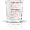 2oz Glass Graduated Coffee Mug with Red Markings - Perfect for Espresso Shots, Pyrex Jiggers and Cortado Glasses. - Image 3