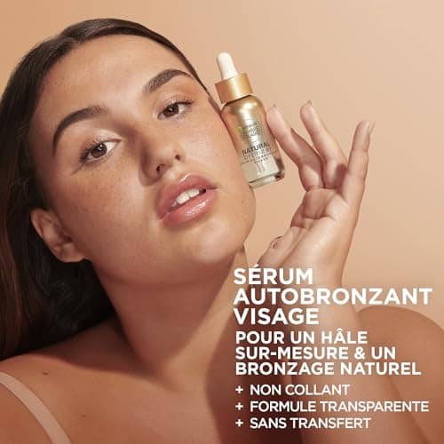 Garnier Ambre Solaire - Hydrating Self-Tanning Face Serum - Progressive & Tailor-made Tan - Coconut Water & Hyaluronic Acid - For All Skin Types - Natural Bronzer - 30 ml - Image 3