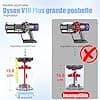 Dust Pan Compatible with Dyson Vacuum Cleaner V10 SV12, Large Replacement Dust Bin for Dyson Part # 969509-01 with HEPA Filter - Image 6