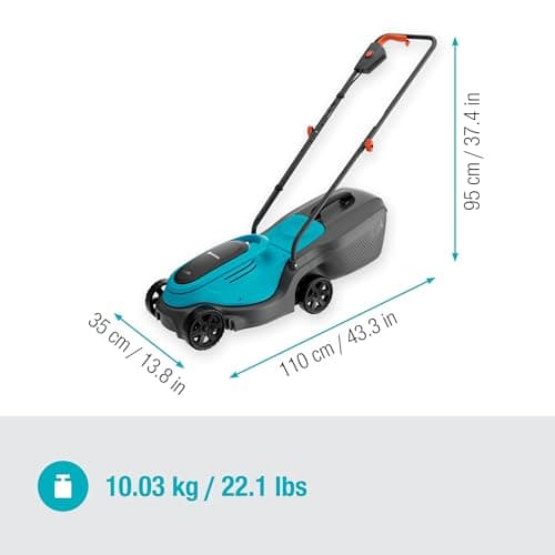 Gardena EasyMax 30/18V Cordless Lawnmower Ready-to-Use Set: Cutting Width 30 cm, with Power for All Battery, Compact and Handy, Ideal for Small Gardens (14629-20) - Image 4