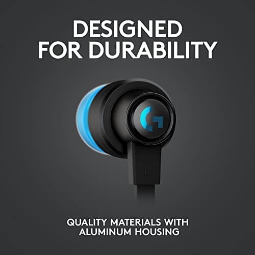 Logitech - G333 in-Ear Gaming Headphones Black - Image 7