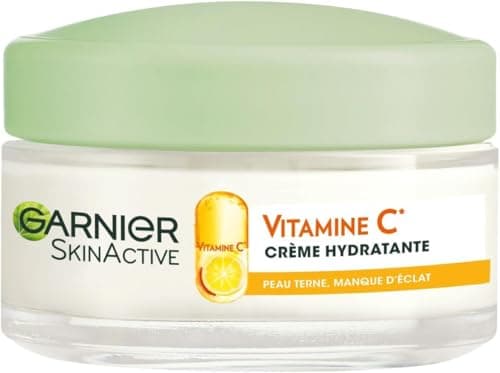 GARNIER Skin Active - Crème Hydratante Bio - Hydratation & Éclat - Nourrit, Lisse & Illumine Le Teint - Vitamine C & Agrumes - Vegan & Cruelty Free - Peaux Ternes En Manque D'Éclat - 50 ml - Image 3