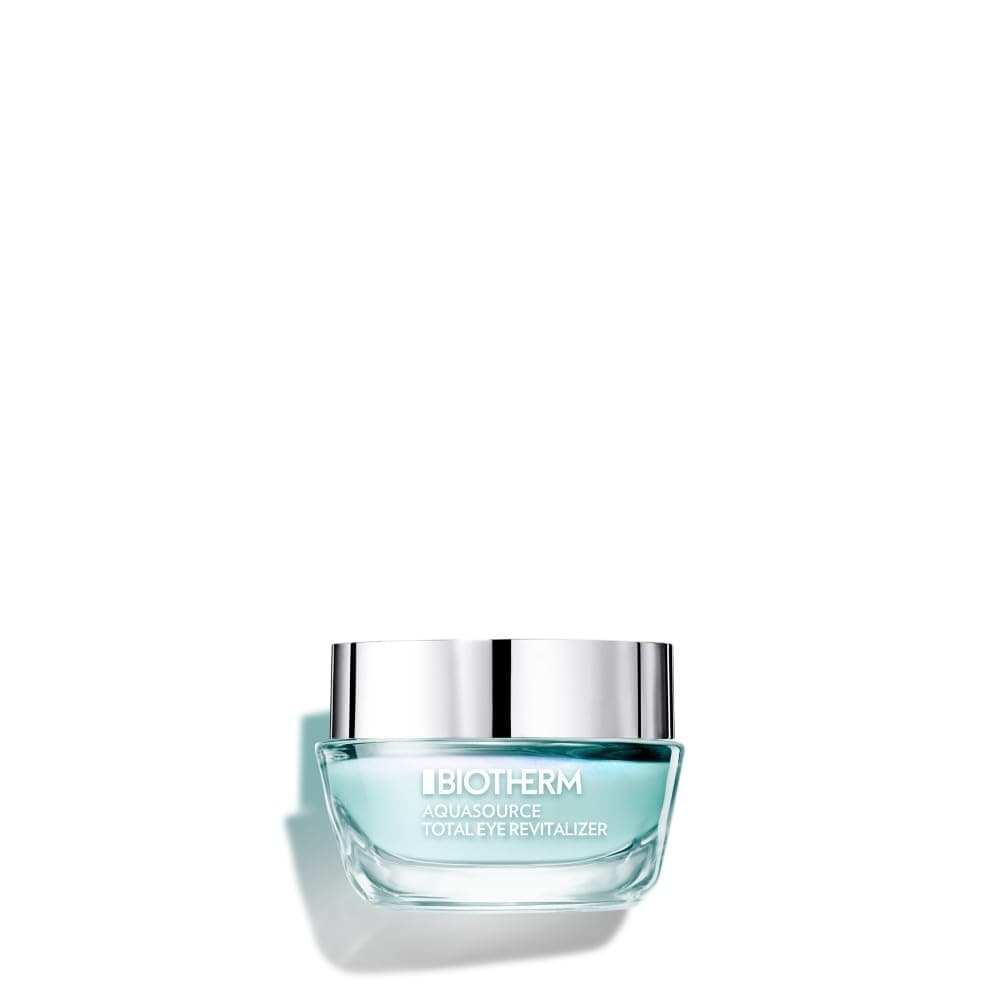 Biotherm, Aquasource Total Eye Revitalizer, Cold Effect Eye Gel, Hydration & Radiance, Enriched with Caffeine & Vitamin C, All Skin Types, 15 ml