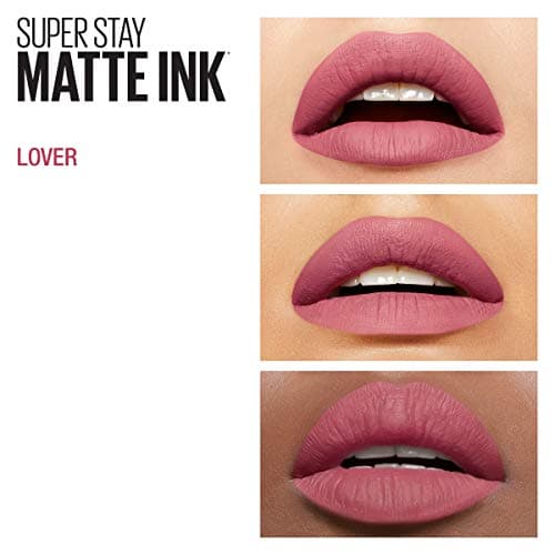 Maybelline New York Matte Lipstick SuperStay Matte Ink, Teinte à Lèvres Longue Durée, Sans Transfert, Lover (15), 5ml - Image 8