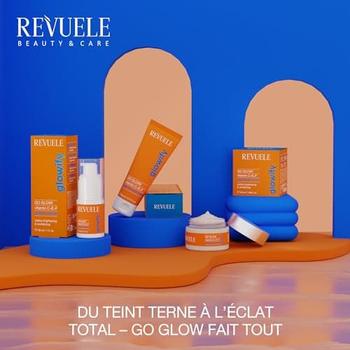 REVUELE Go Glow! Gentle Face Scrub – Vitamins C+E+F, Exfoliating Gel with Microcrystals, Brightens and Evens Complexion, Revitalizing and Antioxidant, 80 ml - Image 8