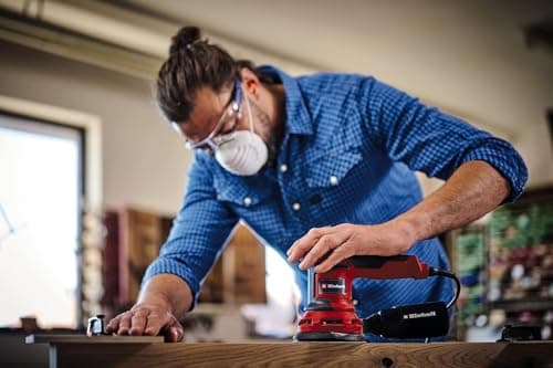 Einhell Orbital sander TC-RS 425 E (425 W, Ø 125 mm, max. speed 26,000 oscillations/min) Comes with 3 sanding sheets - Image 5