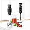 Bosch msm2610b Clevermixx Hand Blender, 600 W, Four Blades Quattroblade Knife, Stainless Steel Blender, Mix/Meßbecher, PIANO Black/Anthracite - Image 3