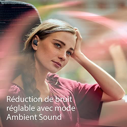 Sony WF-LS900 Wireless Bluetooth Earbuds Noise Cancelling Headphones - Multipoint Bluetooth Connection - Ultra Compact and Lightweight - Up to 20 Hours of Battery Life with Charging Box - Black - Image 5
