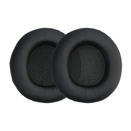kwmobile 2 x Ear Pads Compatible with Sony MDR-DS7000 / RF6000 / RF6500 / CD470 - Foam Ear Pads for Headphones - Black - Image 2