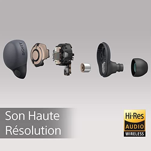 Sony WF-LS900 Wireless Bluetooth Earbuds Noise Cancelling Headphones - Multipoint Bluetooth Connection - Ultra Compact and Lightweight - Up to 20 Hours of Battery Life with Charging Box - Black - Image 6