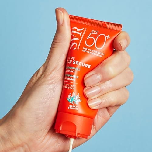 SVR - Sun Secure Crème SPF50+ - Moisturizing sun cream with invisible finish – Very high UVA, UVB, infrared & visible light protection – Normal to dry skin – Niacinamide, Vitamin E – 50 ml - Image 4