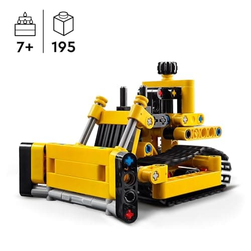 LEGO Technic Le Bulldozer, Jouet de Construction pour Enfants, Véhicule Excavateur, Cadeau pour Garçons et Filles Dès 7 Ans, Jeu Imaginatif 42163 - Image 4