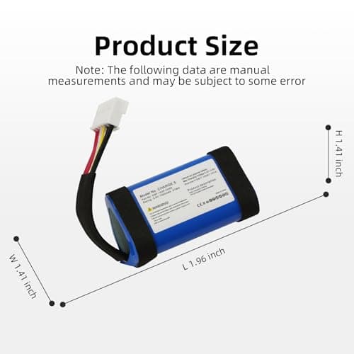 K KYUER GSP-1S3P-CH40 Battery Speaker for JBL Charge 5 Waterproof Portable Bluetooth Speaker with Tools 7500mAh 3.6V - Image 5