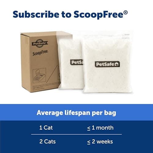 PetSafe - ScoopFree Premium Litière pour Chat Non Agglomérante en Cristal - Contrôle des Odeurs, sans Poussière - sans Parfum, Paquet De 2 - Image 9