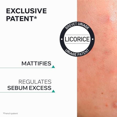 Uriage Hyseac Mat Gel-Crème Matifiant - Réduit la Brillance de la Peau, Absorbe l'Excès de Sébum, Resserre les Pores - Base de Maquillage et Hydratant - Peaux Mixtes à Grasses - Léger et Frais - 40ml - Image 6