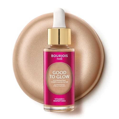 Bourjois Good To Glow Foundation Lightening Face Foundation, Natural Filter, with Vitamin C & Biopeptides, Vegan Formula, 30 ml (001) - Image 4