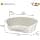 Ferplast Niche pour Chien et Chat Niche pour petit chien 100% plastique recyclé Niche lavable, respirante et antidérapante Siesta Deluxe, 54 x 35 xh 21,5 CM, Noir - Image 3