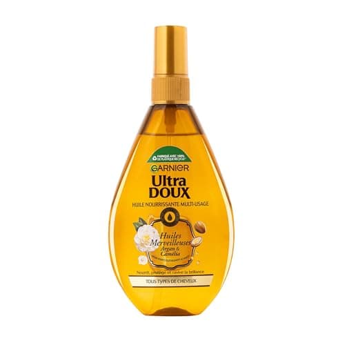Garnier Ultra Doux Huile Merveilleuse aux Huiles d'Argan et Camélia tous type de cheveux - 150 ml - Image 3