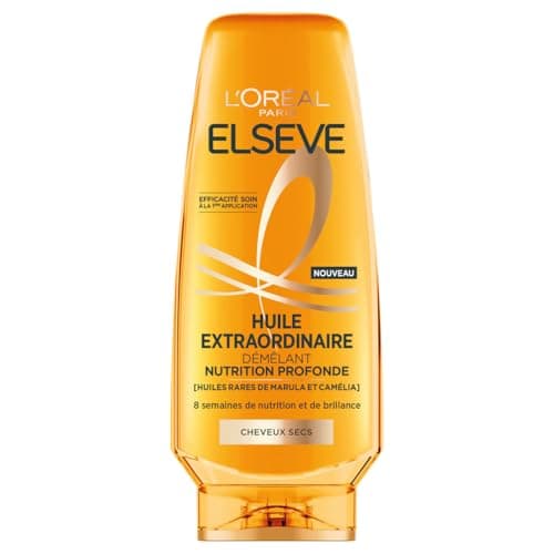 L'Oréal Paris - Deep Nutrition Conditioner for Dry Hair - Nourishes & Detangles - 8 Weeks of Nutrition & Shine - Rare Marula & Camellia Oils - Elseve Extraordinary Oil - Image 2