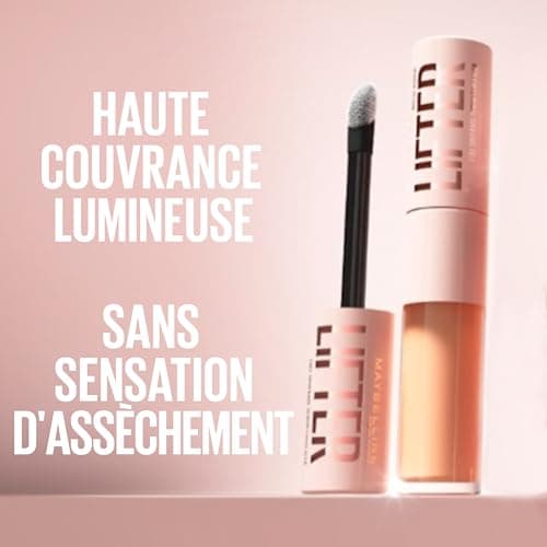 Maybelline New York Lifter Concealer – Anti-Cernes Haute Couvrance - Tenue Longue Durée - Hydrate et Illumine Le Contour Des Yeux - Teinte : 20 - 11 ml - Image 6