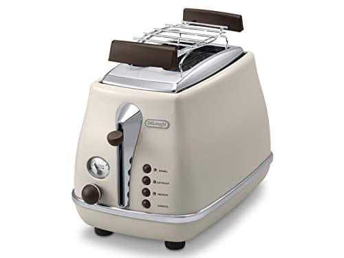 De'Longhi CTOV 2103.BG Grille-pain Icona Vintage (Crème) - Image 2