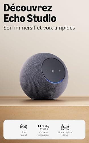 Amazon Echo Studio (newest gen) with immersive spatial audio and Dolby Atmos + Brand new wall mount “Made for Amazon” for Echo Studio - Image 4