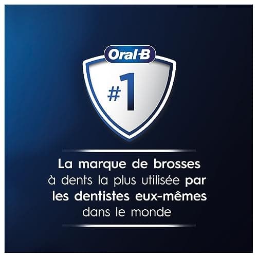 Oral-B Brosses A Dents Electriques Duo Pro 3 Noire Et Rose, Avec 3 Modes De Nettoyage 3D Dont Blancheur, Brossage Avec Des Oscillo-Rotations Et Pulsations, 3 Brossettes De Rechange RondesOral B - Image 7