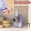 Moulinex Fresh Express, Electric Vegetable Cutter, Direct Service, Slice-Grate, Lilac, DK8546E0 - Image 8