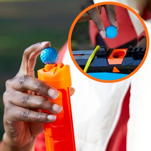 Nerf Rival Mirage XXIV-800 Blaster Pistol, 10 Nerf Rival Balls, 2 Charging Ways, 8 Removable Round Chargers, Pump Priming, Gift for Teens - Image 4