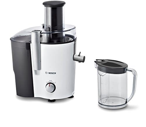 Bosch VitaJuice 2 MES25A0 Juice Extractor, Electric Fruit and Vegetable Juicer, Large Filling Tree, Dishwasher Safe, 700 W, White/Anthracite - Image 2